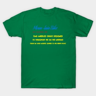 Mountain Bike Definition T-Shirt